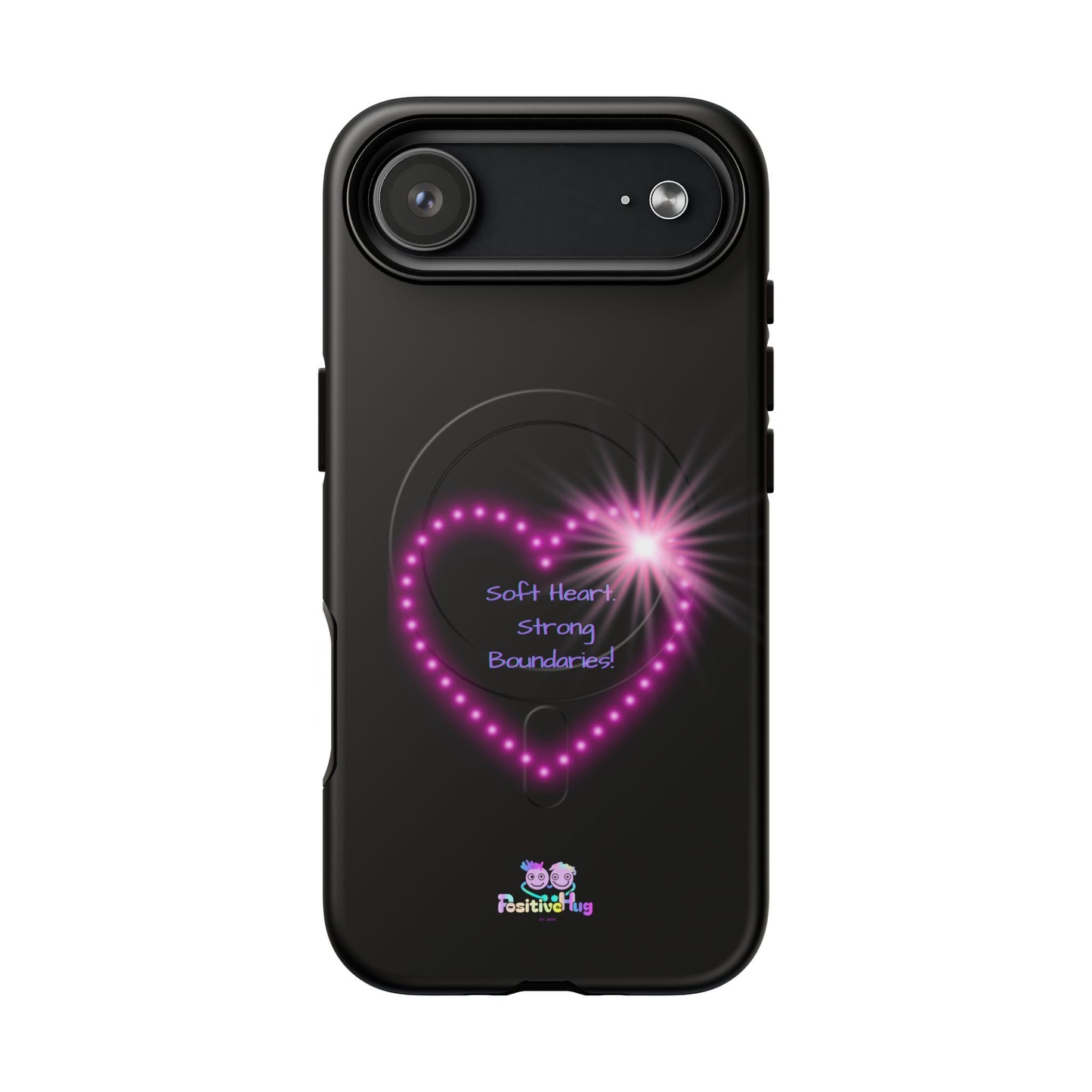 Soft Heart, Strong Boundaries Women's Tough Magnetic Phone Case — Self-Love | PositiveHug