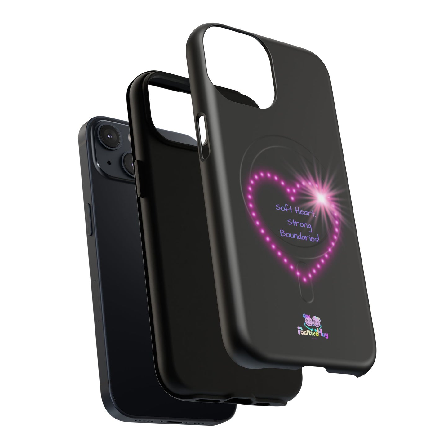 Soft Heart, Strong Boundaries Women's Tough Magnetic Phone Case — Self-Love | PositiveHug