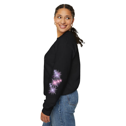 Heart Neon Crewneck Sweatshirt — “Soft Heart Strong Boundaries” Cosy Graphic Sweatshirt