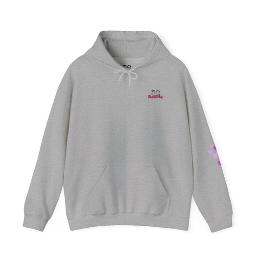 You're never too old to follow your dreams!  Heat Print Hoodie - Design on back