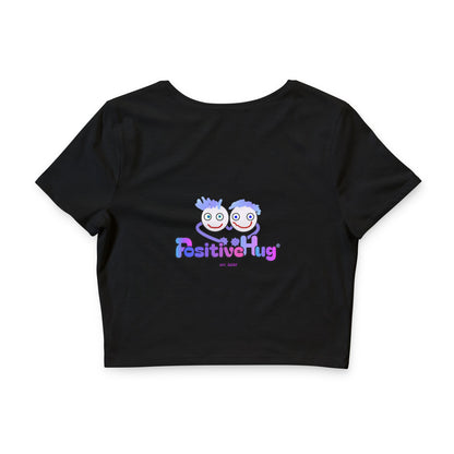 Cropped PositiveHug Logo Tee - Graphic on Back