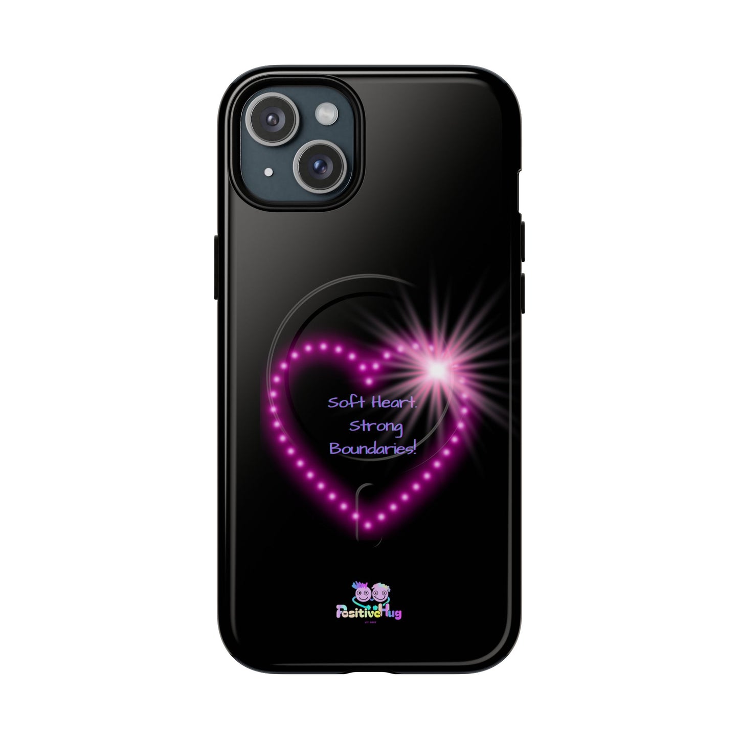 Soft Heart, Strong Boundaries Women's Tough Magnetic Phone Case — Self-Love | PositiveHug