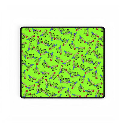 Colorful Desk Mat by PositiveHug - All Over Logo Design - Fun Office Decor Unique Gift Idea