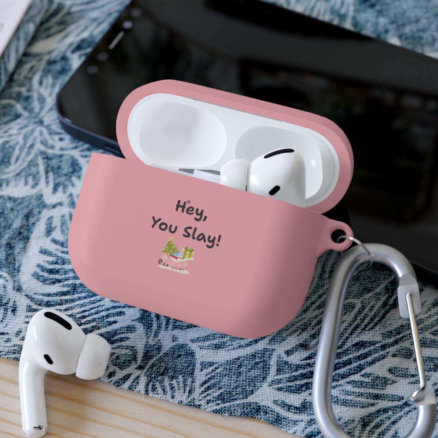 Festive AirPods Case Cover - 'Hey, You Slay!'