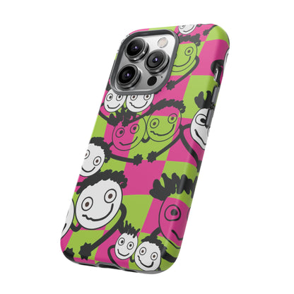 Positive Vibes Phone Case - By PositiveHug Happy, Colorful Tough Case,