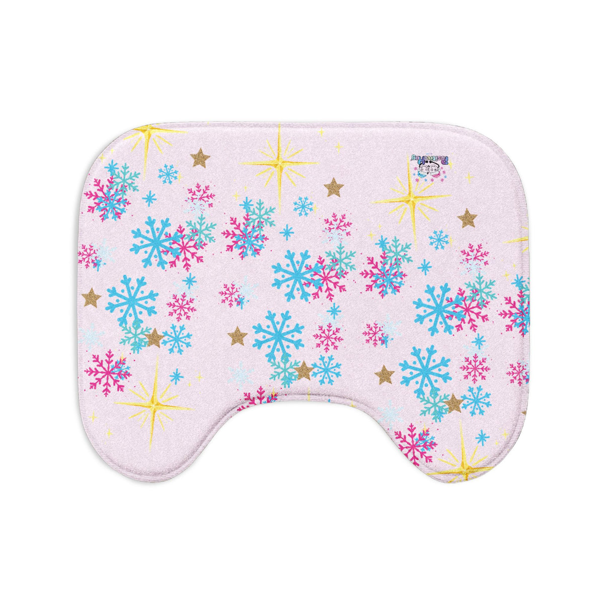 Too Cute for the Naughty List Christmas 3-Piece Bath Mat Set | PositiveHug