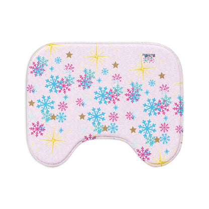 Too Cute for the Naughty List Christmas 3-Piece Bath Mat Set | PositiveHug