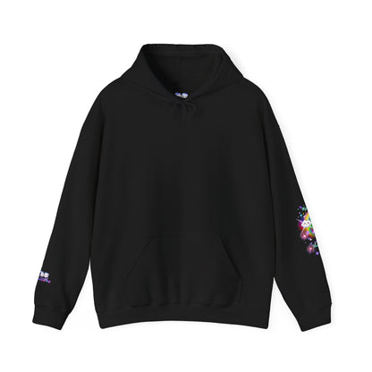 'Be the Rainbow in Someone Else's 💩 Storm' Rainbow Cloud Cute Graphic Hoodie | PositiveHug