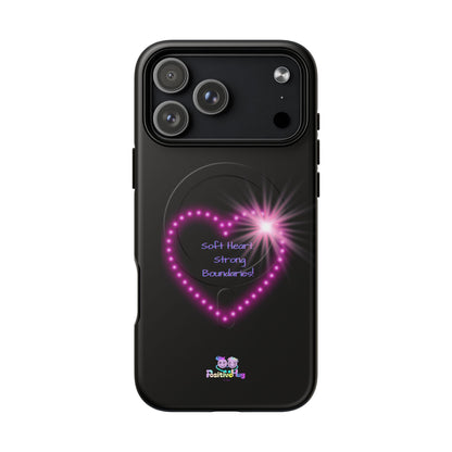 Soft Heart, Strong Boundaries Women's Tough Magnetic Phone Case — Self-Love | PositiveHug