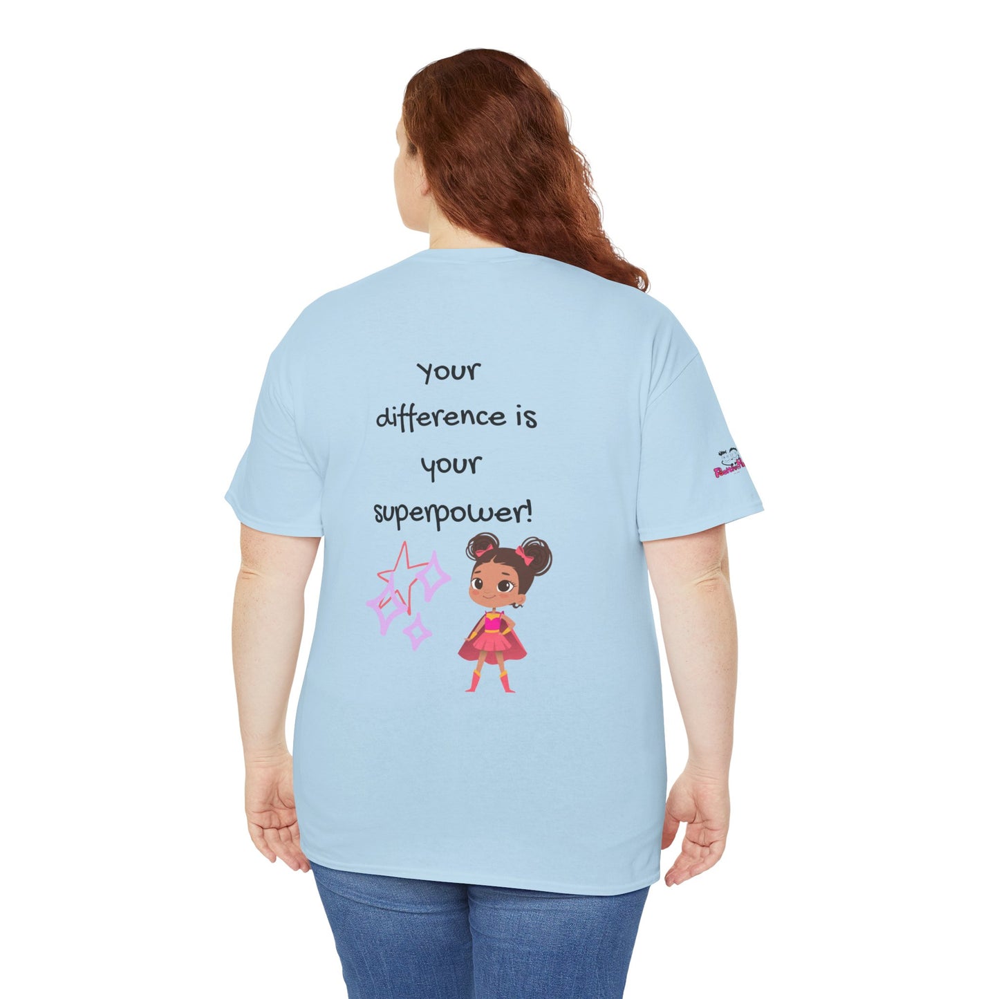 Your Difference Is Your Superpower T-Shirt — Uplifting Motivational Graphic Tee