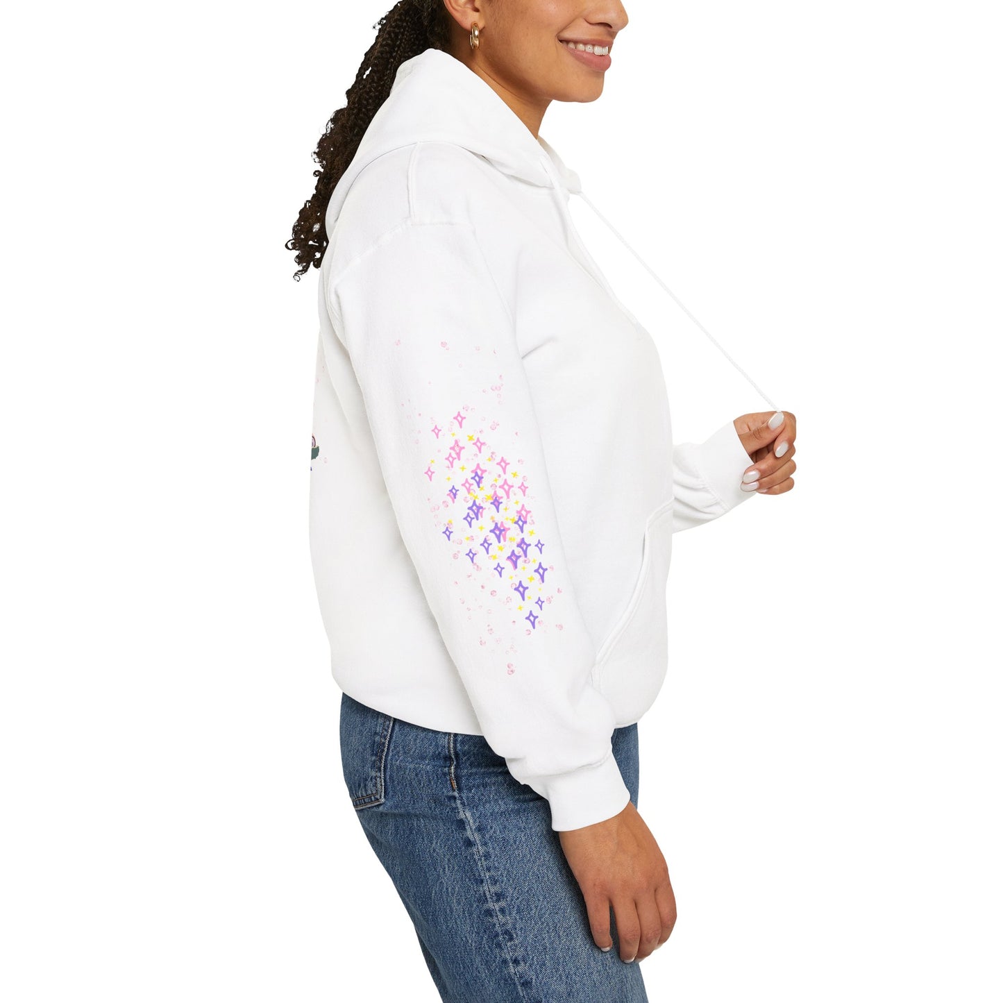 "Powered by Fairy Dust & Brains" Cute Hoodie