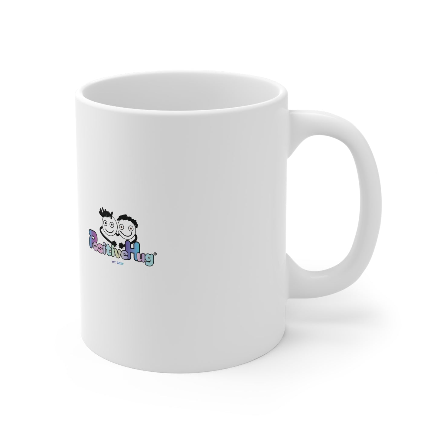 "Cute AF!" Kawaii Pastel Ceramic Coffee Mug | 11oz & 15oz | PositiveHug