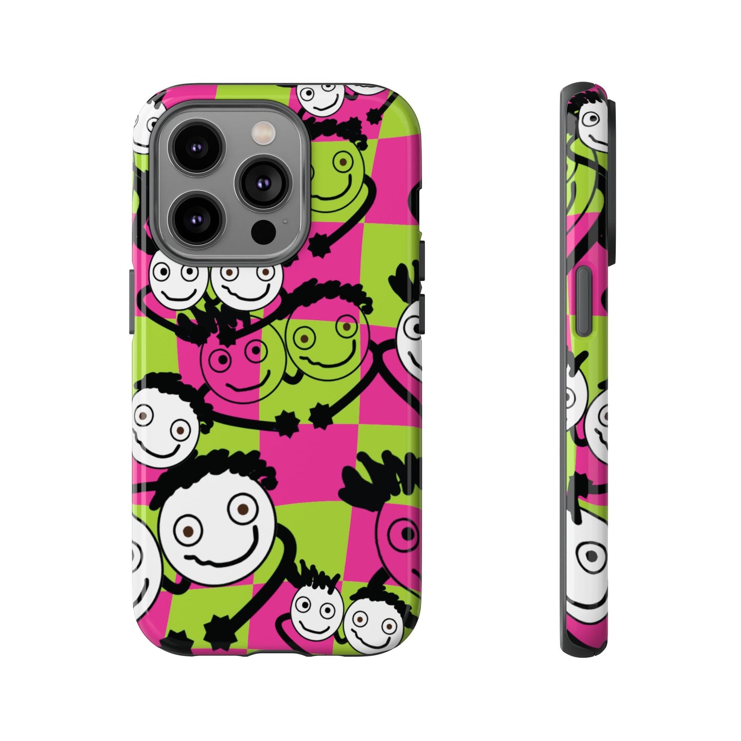 Positive Vibes Phone Case - By PositiveHug Happy, Colorful Tough Case,