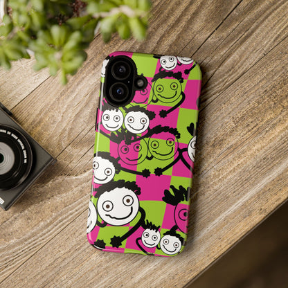 Positive Vibes Phone Case - By PositiveHug Happy, Colorful Tough Case,