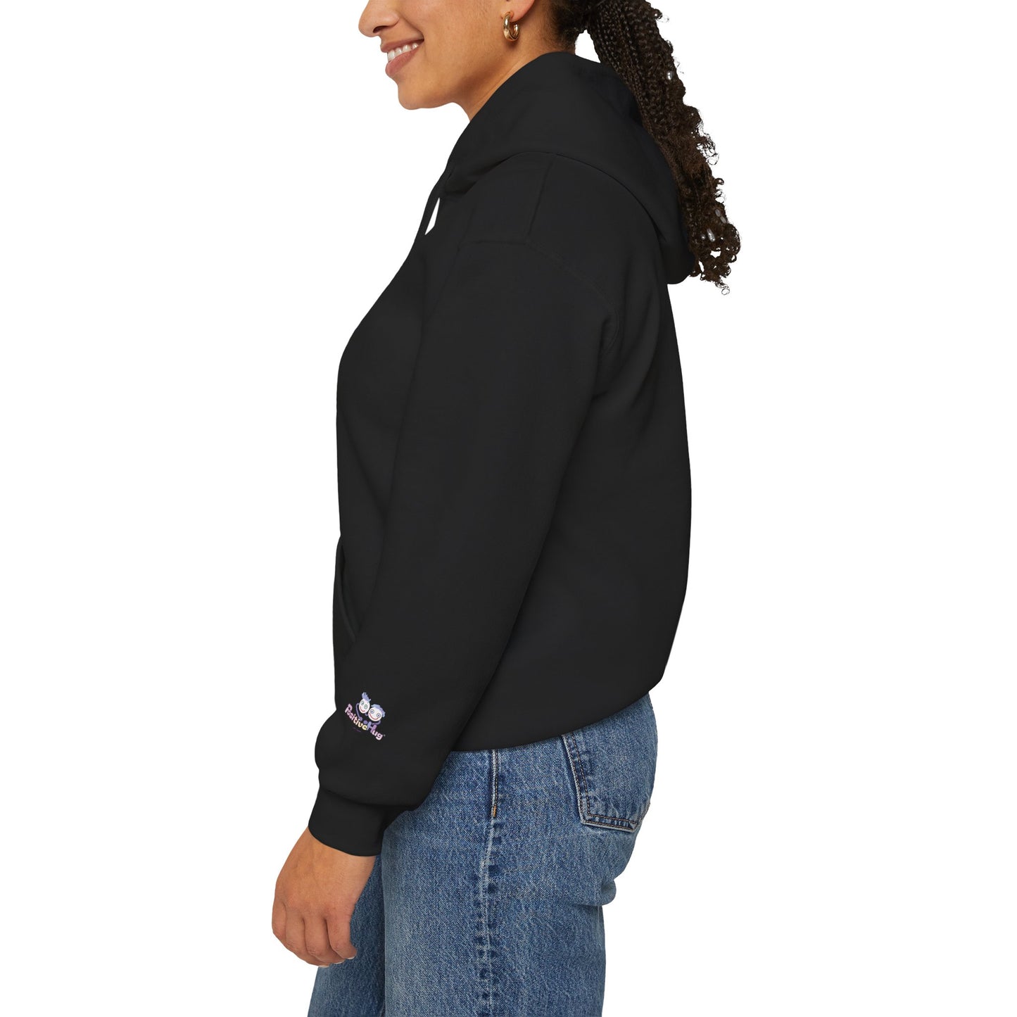 "Fierce When It Matters, Gentle When It Counts" Cute Pastel Bow & Hearts Hoodie | PositiveHug