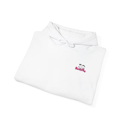 You're never too old to follow your dreams!  Heat Print Hoodie - Design on back