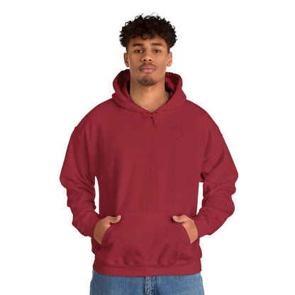 "Hey, You're giving low-key skibidi rizzler vibes. No cap!" Hooded Sweatshirt - Unisex Heavy Blend with Motivational Quote