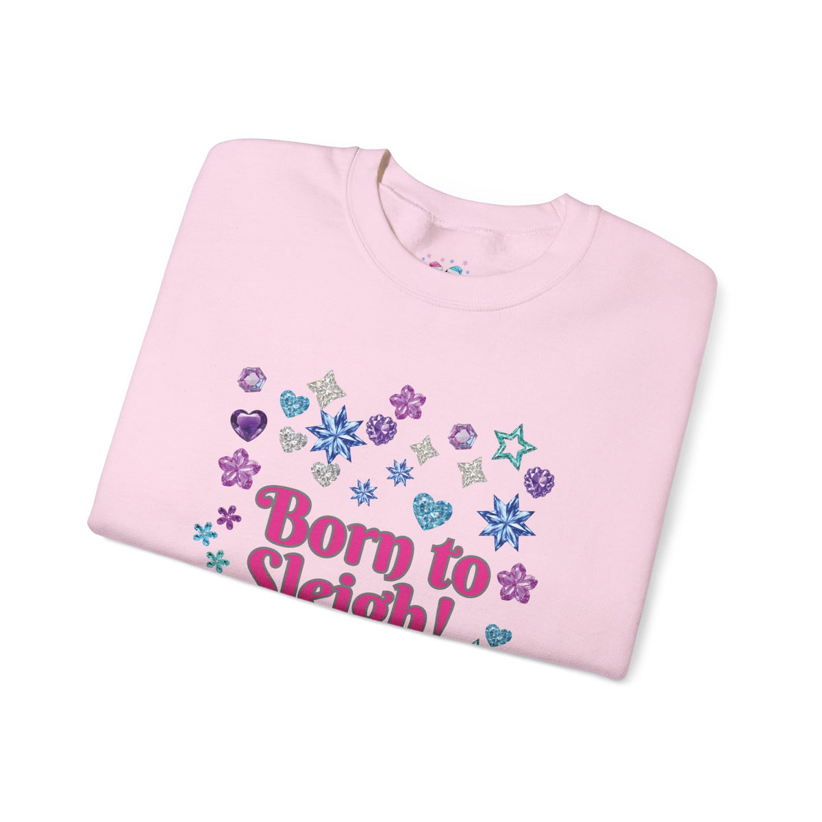 Born to Sleigh Cute Christmas Sweatshirt for Women | PositiveHug