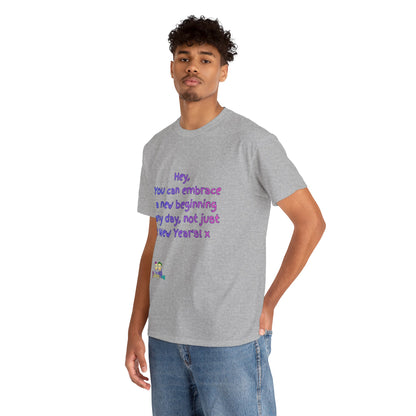 New Beginnings Unisex Heavy Cotton Tee