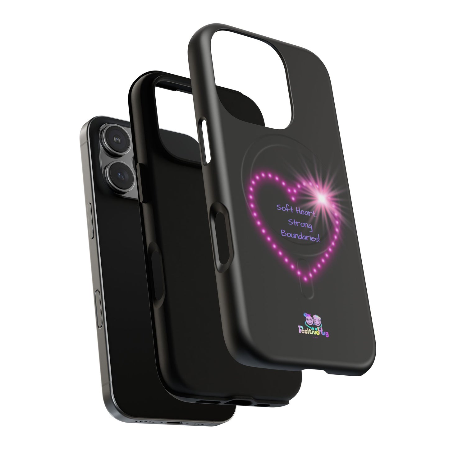 Soft Heart, Strong Boundaries Women's Tough Magnetic Phone Case — Self-Love | PositiveHug