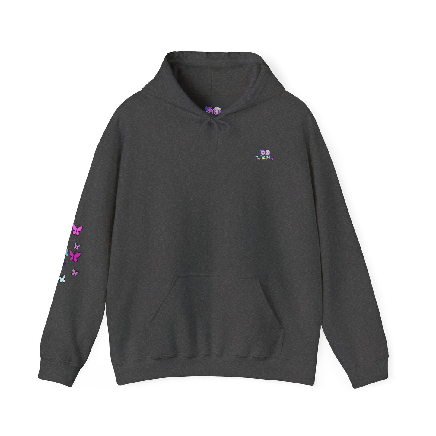 Butterfly Encouragement Hoodie — "Hey, I Believe In You"