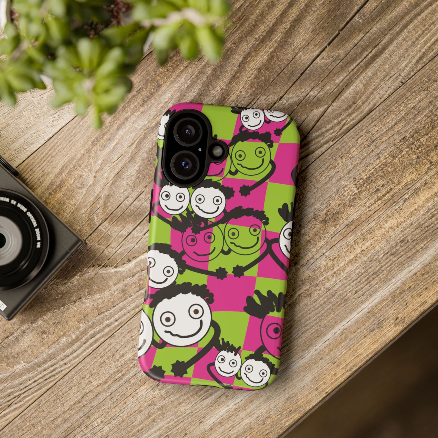 Positive Vibes Phone Case - By PositiveHug Happy, Colorful Tough Case,