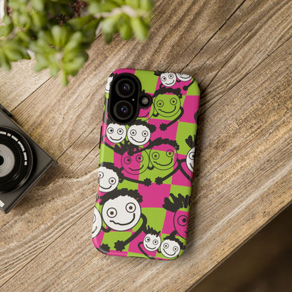 Positive Vibes Phone Case - By PositiveHug Happy, Colorful Tough Case,