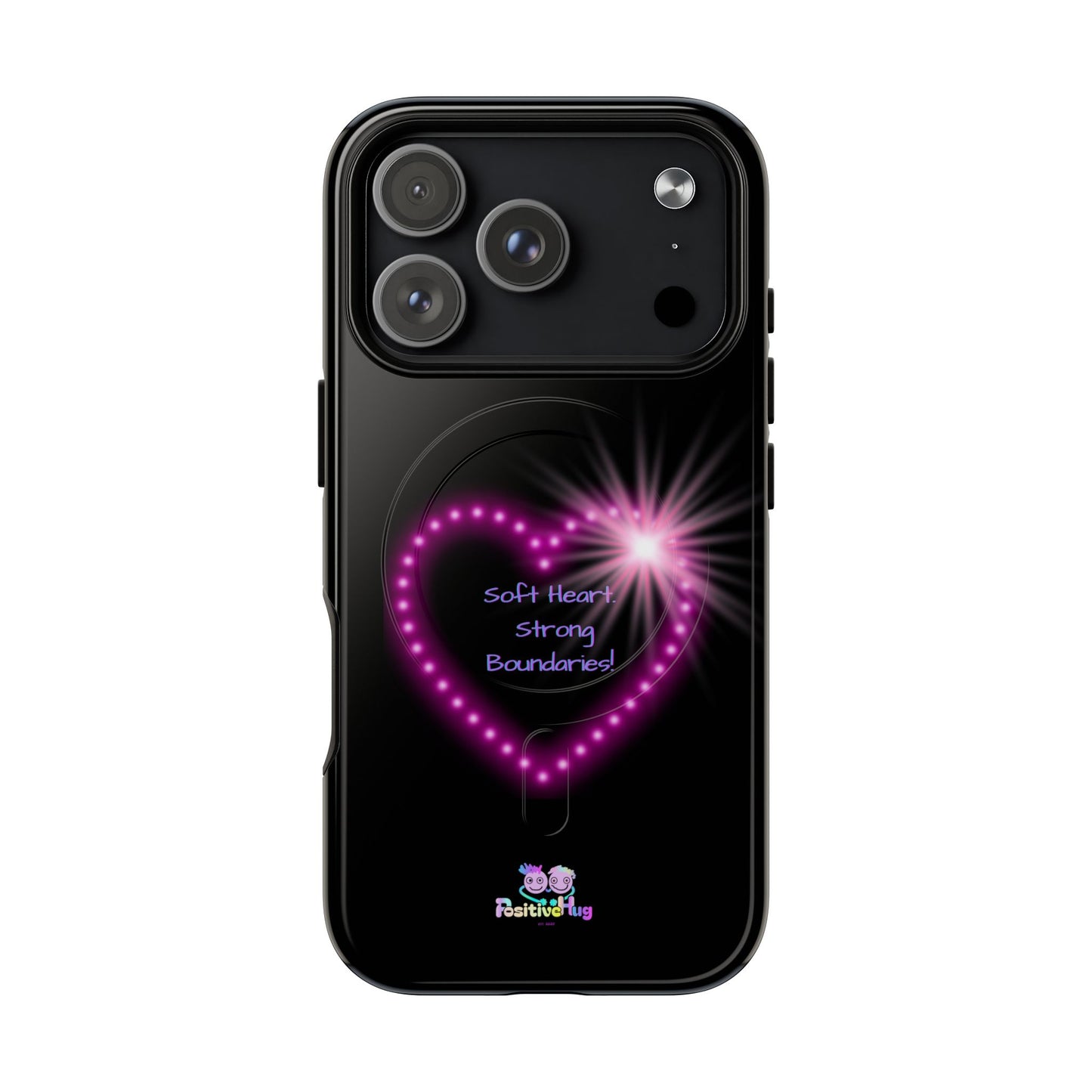 Soft Heart, Strong Boundaries Women's Tough Magnetic Phone Case — Self-Love | PositiveHug