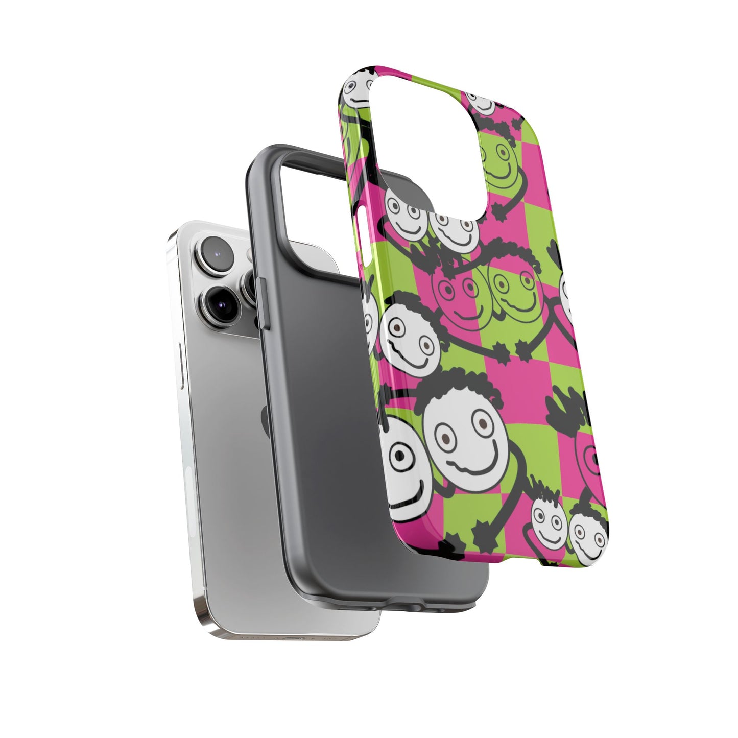 Positive Vibes Phone Case - By PositiveHug Happy, Colorful Tough Case,