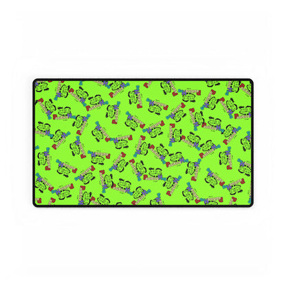 Colorful Desk Mat by PositiveHug - All Over Logo Design - Fun Office Decor Unique Gift Idea