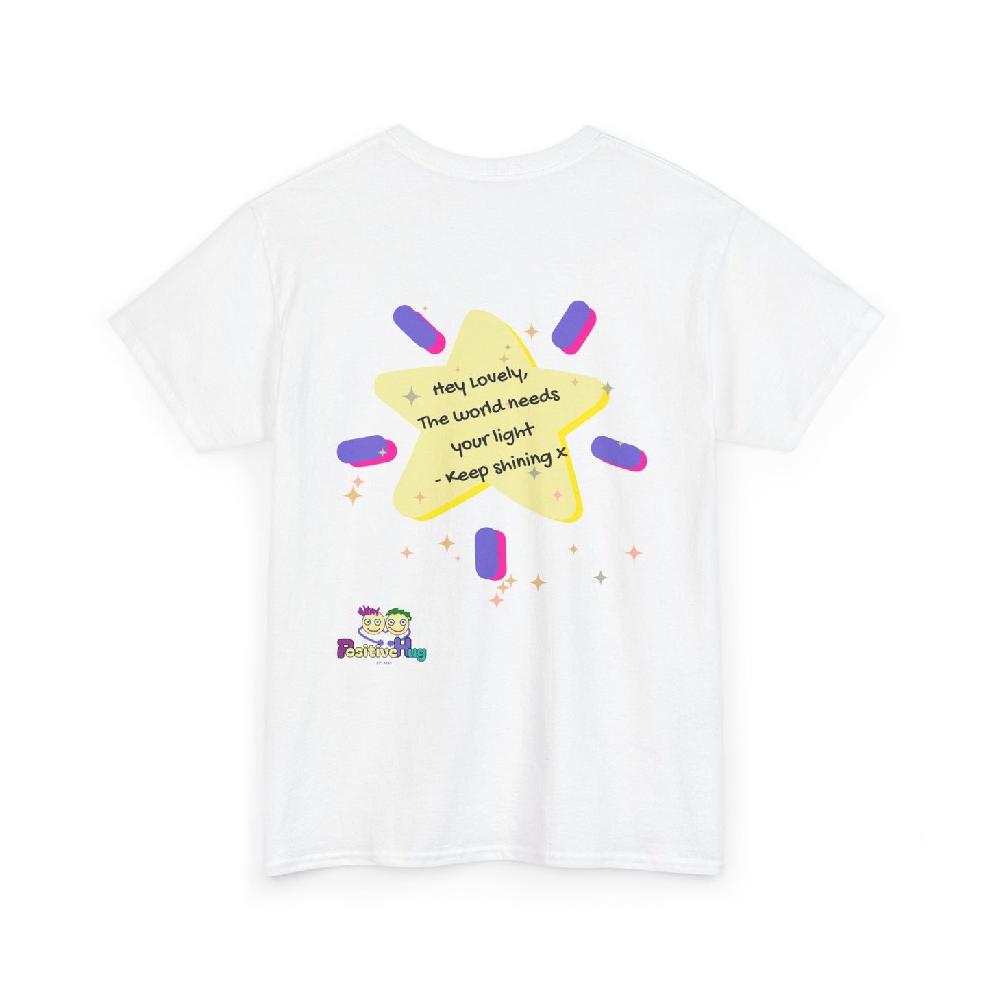 Keep Shining Star T-Shirt Inspirational Quote, Cute -  Star Design Tee