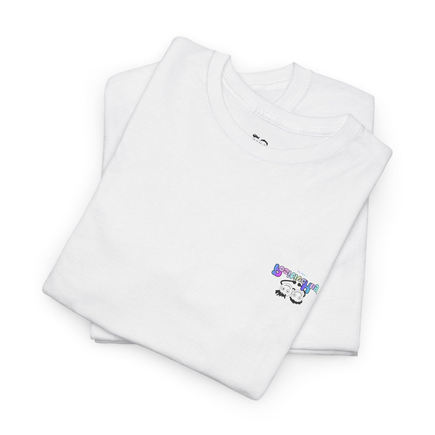 Stay Weird, You're Amazing! T-Shirt - Print on Back - Fun Upside down Logo on Front