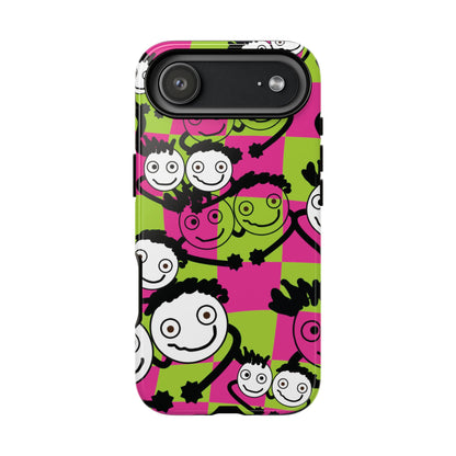 Positive Vibes Phone Case - By PositiveHug Happy, Colorful Tough Case,