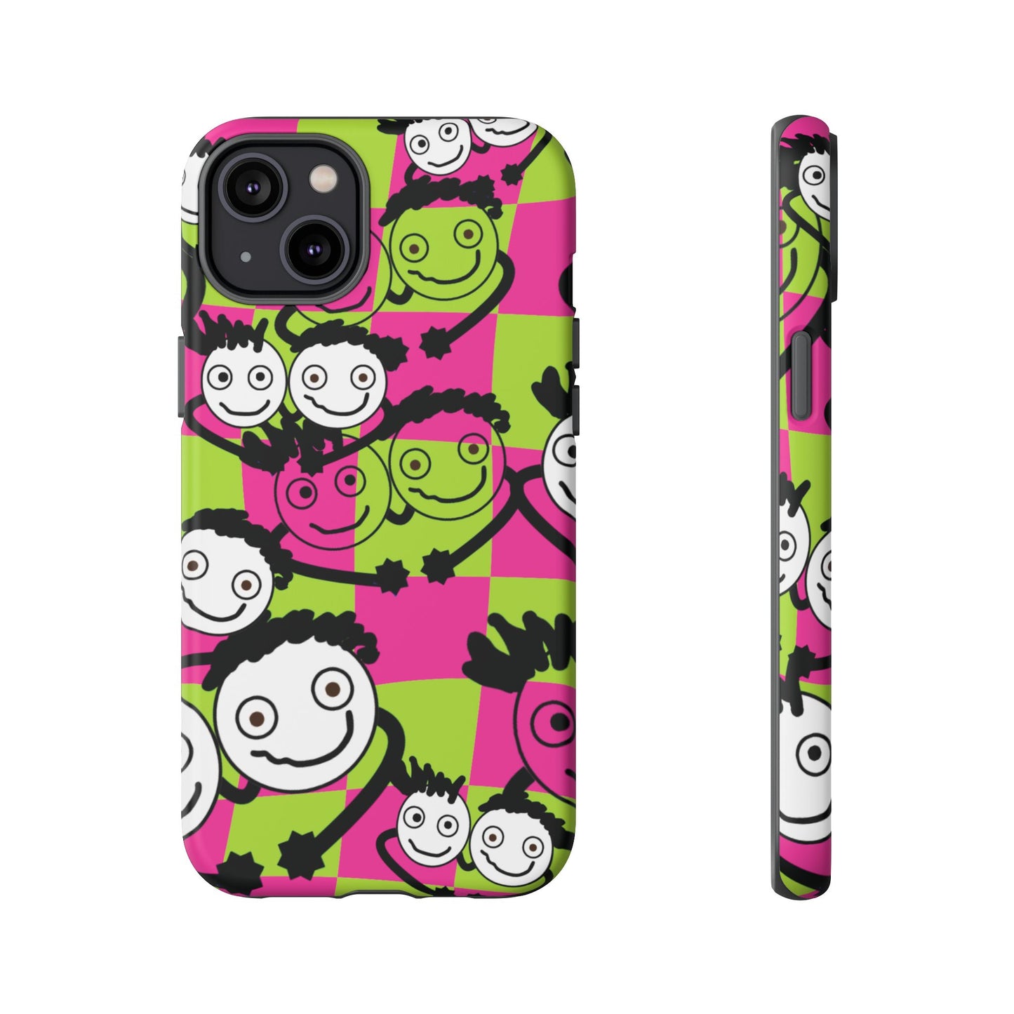 Positive Vibes Phone Case - By PositiveHug Happy, Colorful Tough Case,