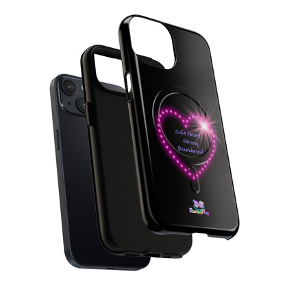 Soft Heart, Strong Boundaries Women's Tough Magnetic Phone Case — Self-Love | PositiveHug