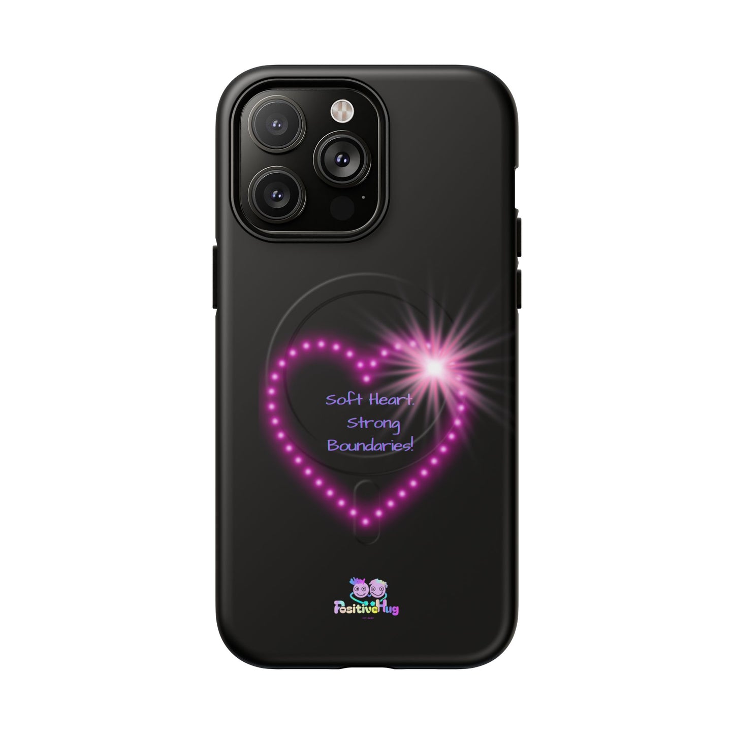 Soft Heart, Strong Boundaries Women's Tough Magnetic Phone Case — Self-Love | PositiveHug