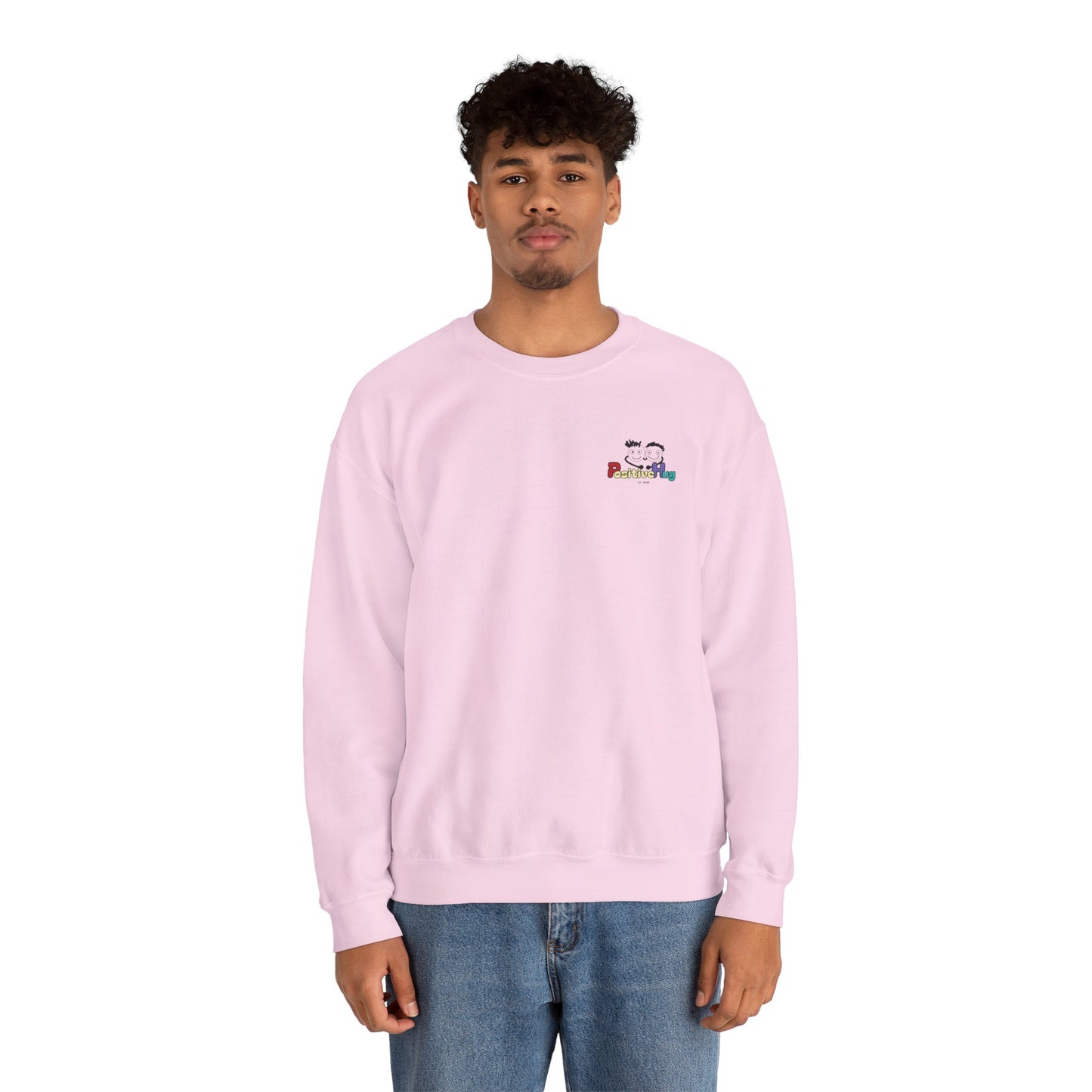'Hey, You're Giving Low-Key Skibidi Rizzler Vibes No Cap!' Gen Alfa Adults Crewneck Sweatshirt by PositiveHug