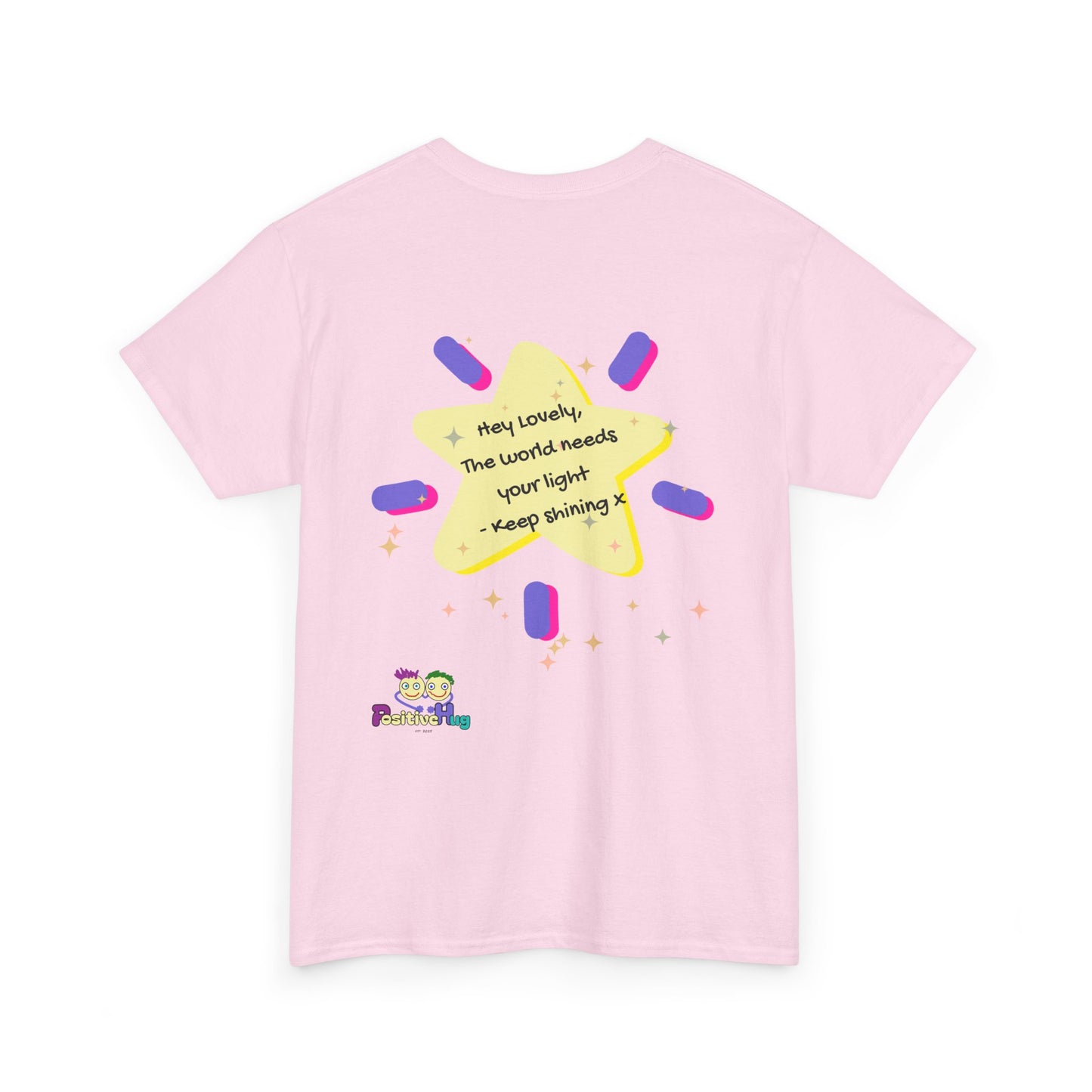 Keep Shining Star T-Shirt Inspirational Quote, Cute -  Star Design Tee