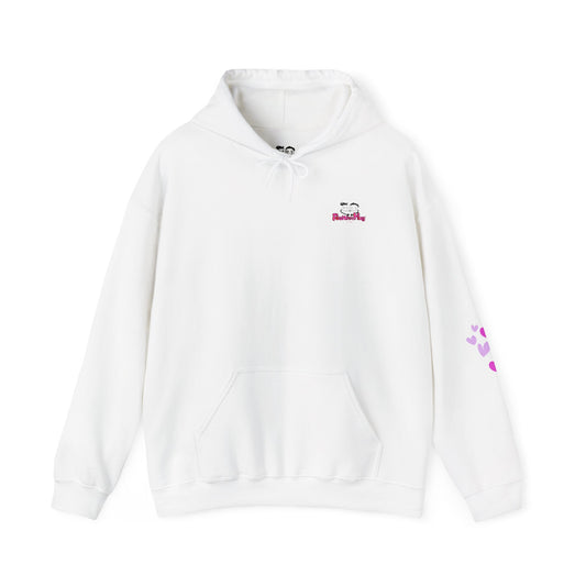 You're never too old to follow your dreams!  Heat Print Hoodie - Design on back