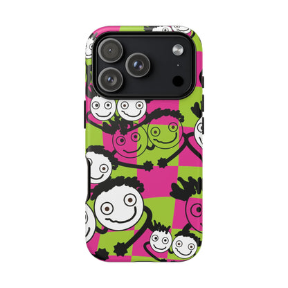 Positive Vibes Phone Case - By PositiveHug Happy, Colorful Tough Case,