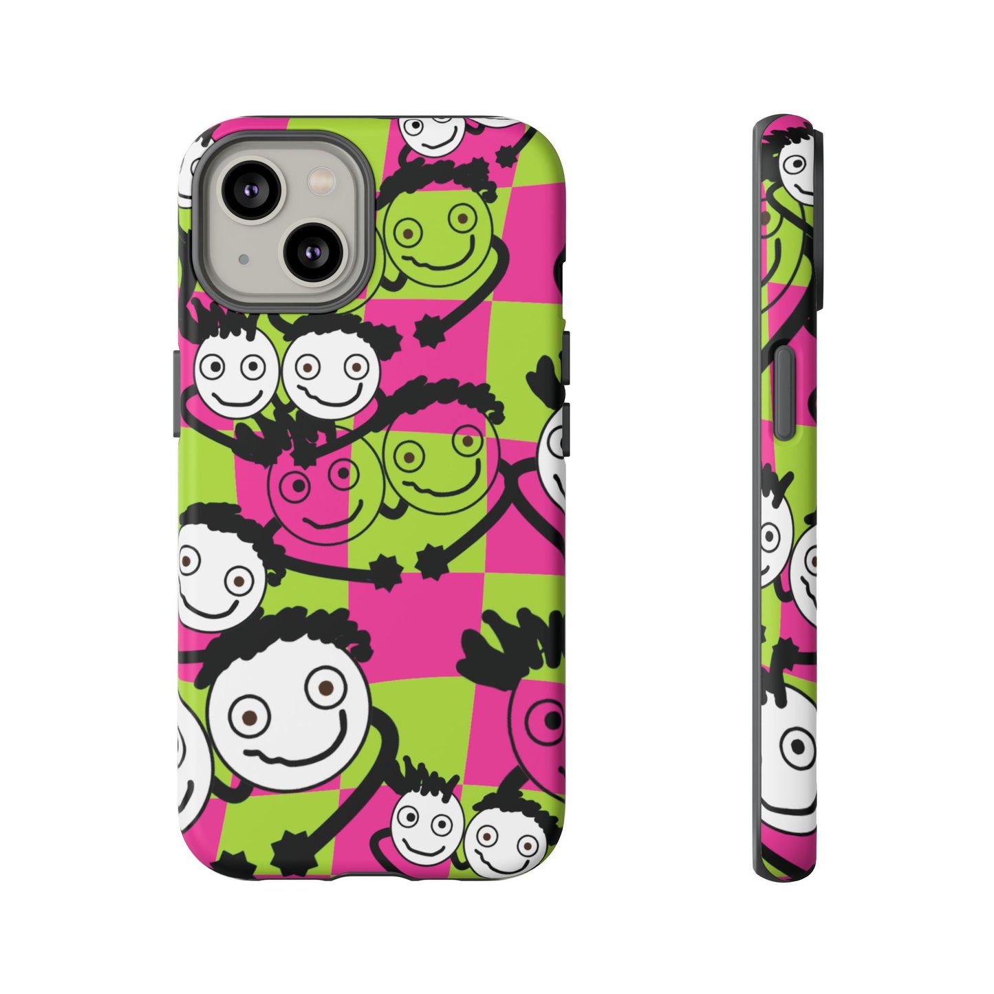 Positive Vibes Phone Case - By PositiveHug Happy, Colorful Tough Case,