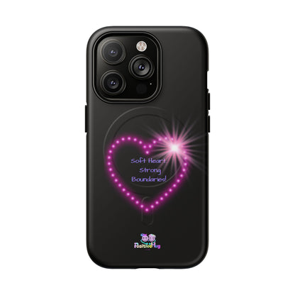 Soft Heart, Strong Boundaries Women's Tough Magnetic Phone Case — Self-Love | PositiveHug