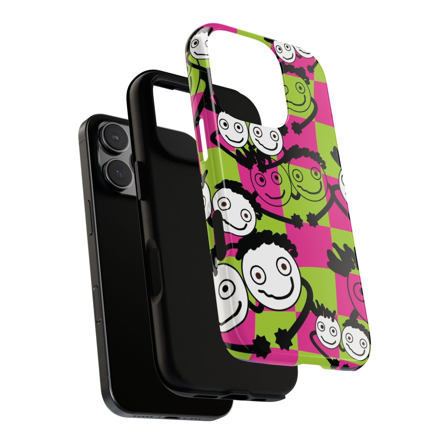 Positive Vibes Phone Case - By PositiveHug Happy, Colorful Tough Case,