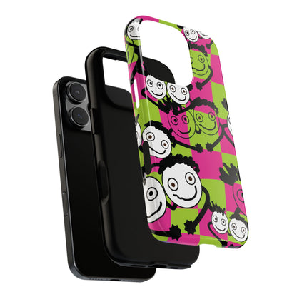 Positive Vibes Phone Case - By PositiveHug Happy, Colorful Tough Case,