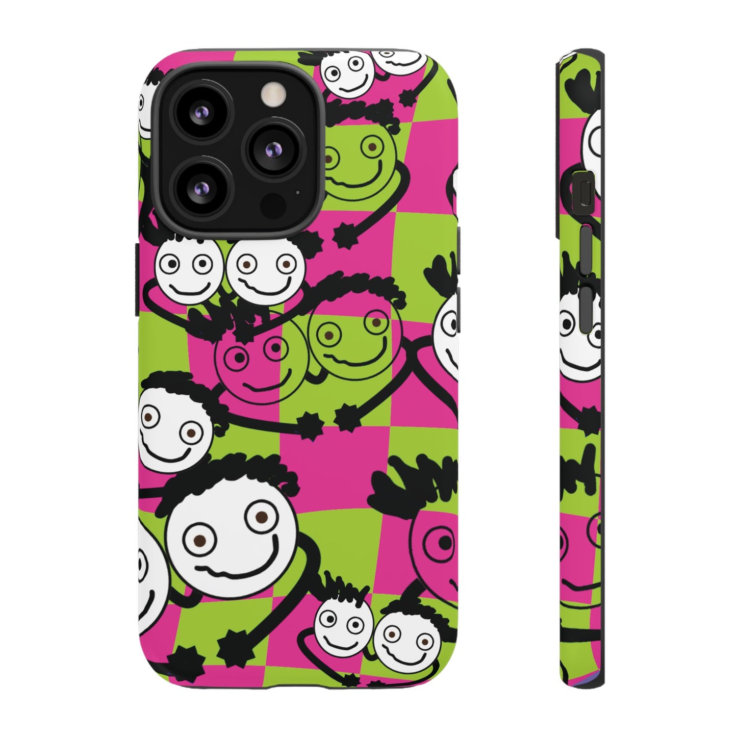 Positive Vibes Phone Case - By PositiveHug Happy, Colorful Tough Case,