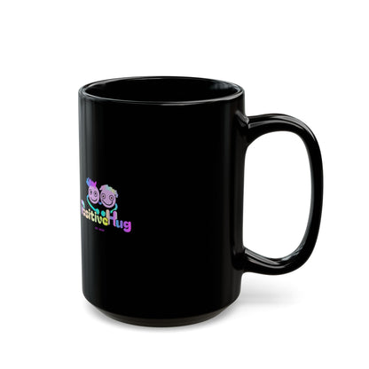 Soft Heart. Strong Boundaries - Bright Positivity Black Mug - Colorful Heart  Design (11oz/15oz)