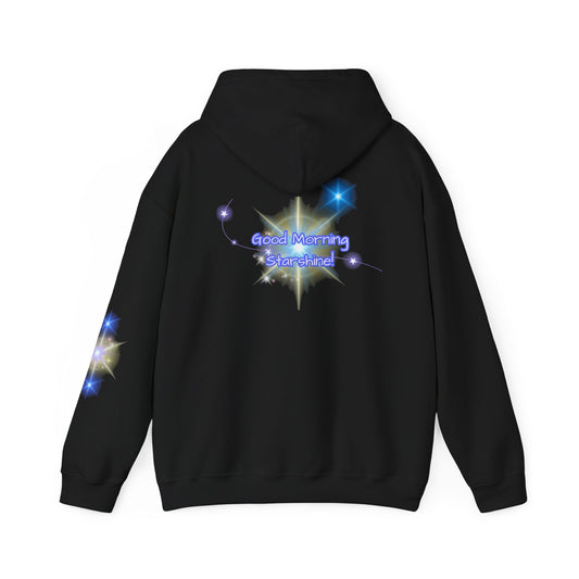 Bright Positivity - Good Morning Starshine Hoodie by PositiveHug - Design on back