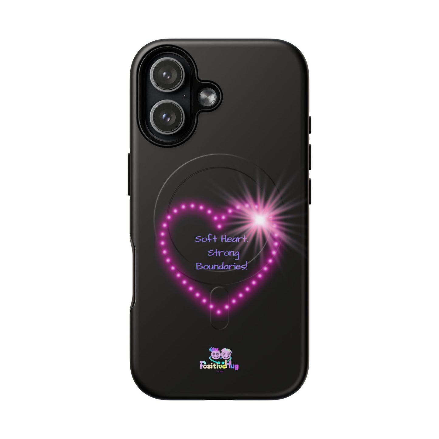 Soft Heart, Strong Boundaries Women's Tough Magnetic Phone Case — Self-Love | PositiveHug