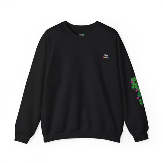 Hey Good Luck! x  Motivational Supportive Crewneck Sweatshirt -  Quote on back