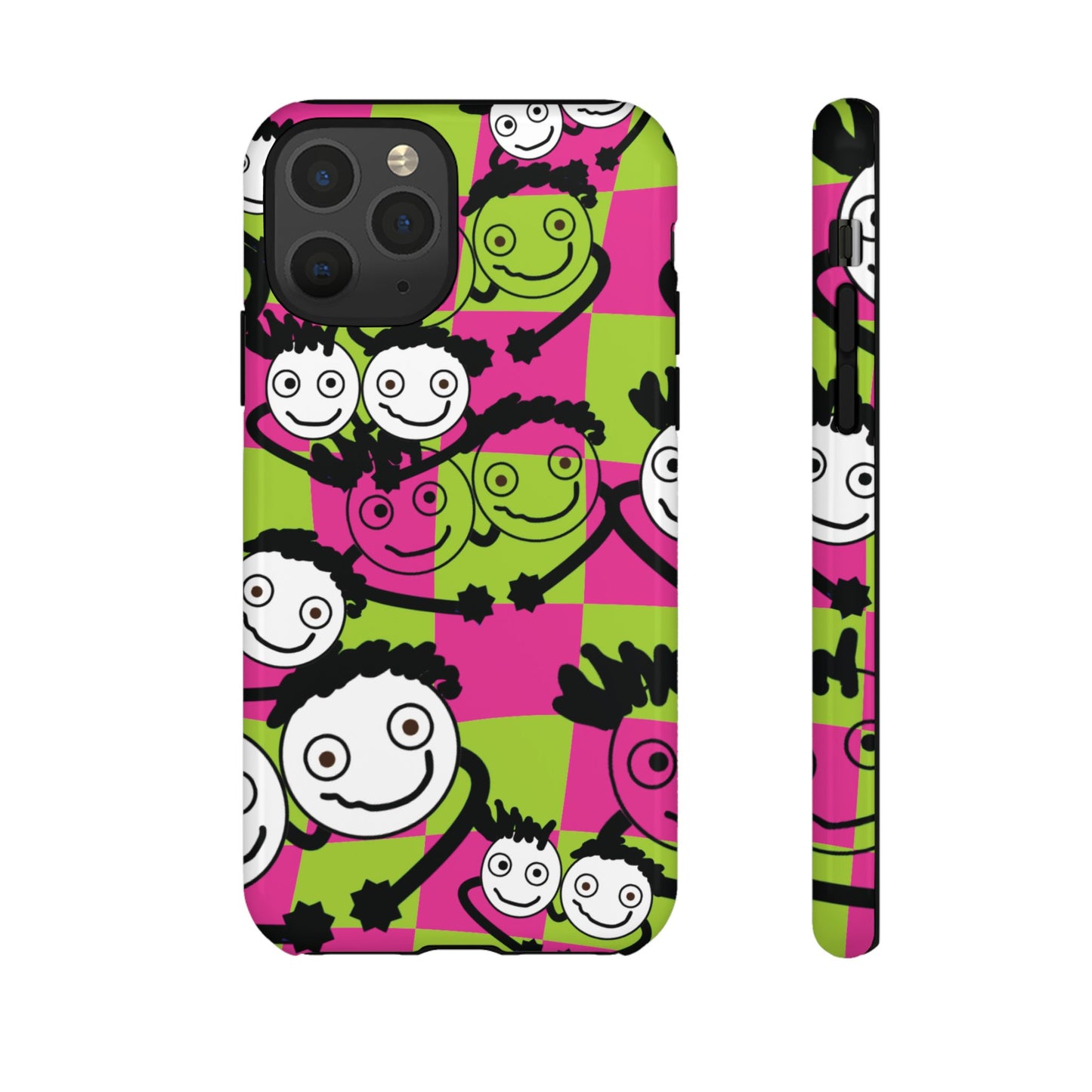 Positive Vibes Phone Case - By PositiveHug Happy, Colorful Tough Case,